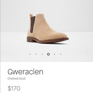 Mens Chelsea Boots - ALDO Light Brown Size 9